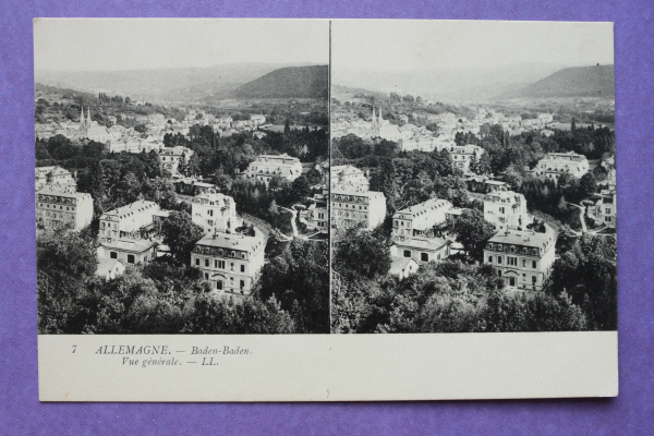 Ansichtskarte AK Baden Baden 1920-1930 Panorama